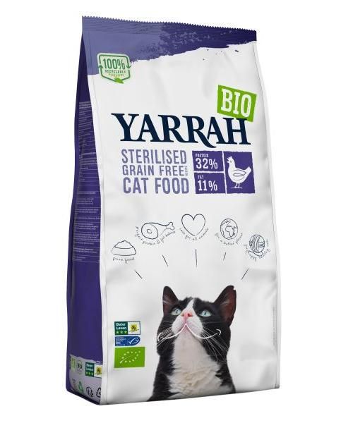 Yarrah cat sterilised grain free kattenvoer