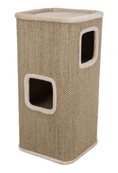 Plunderen toewijzen Nodig uit Trixie Krabton Cat Tower Corrado Creme slechts € 179,00 voor 48x48x100 Cm.